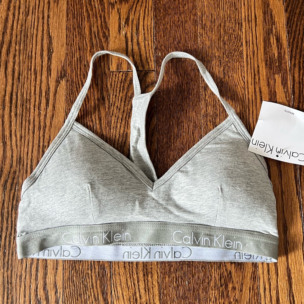 Calvin Klein Gray Women's Bralette